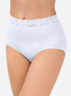 Unterhosen|wäschepur Taillenslip weiß