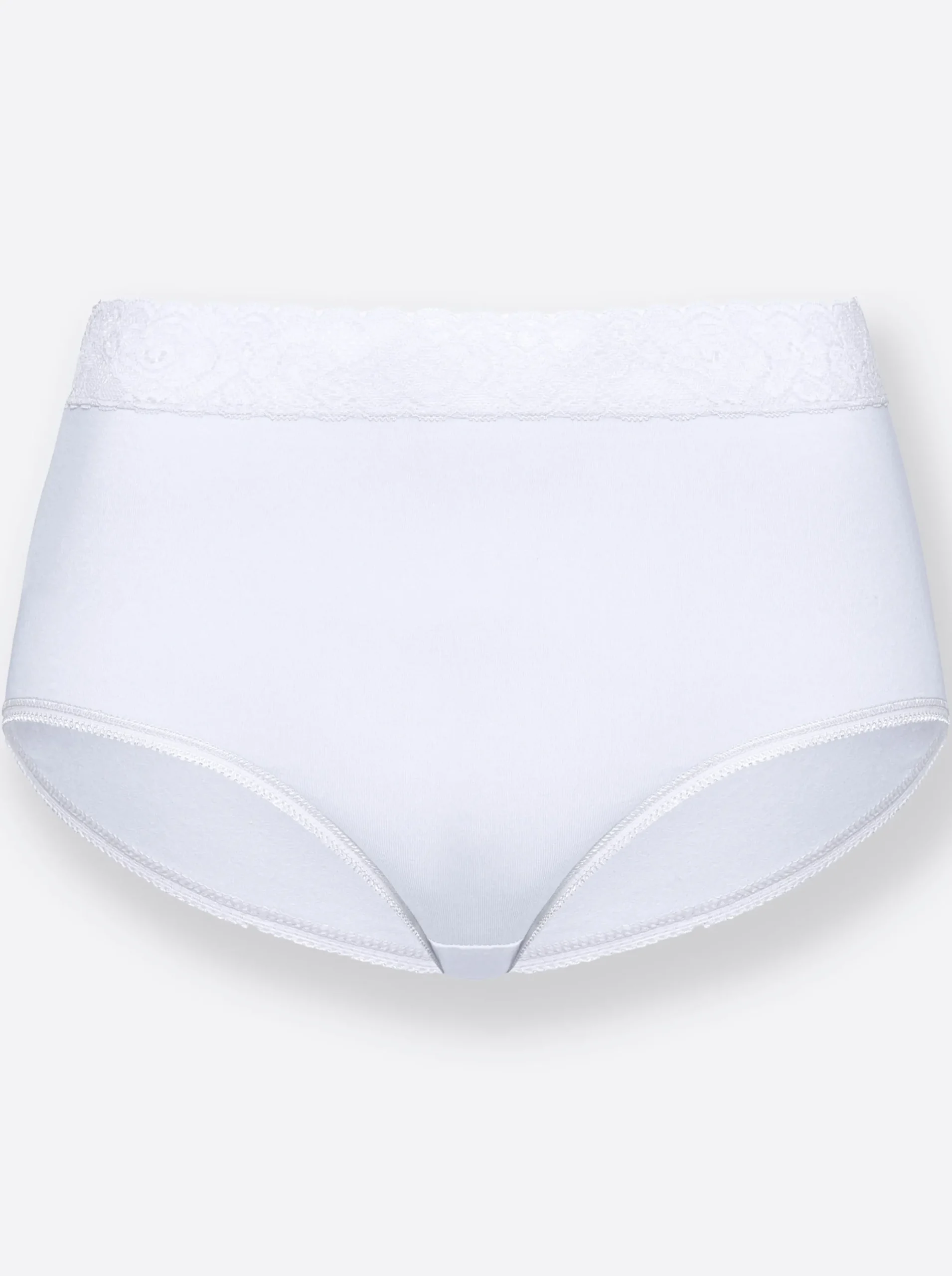 Unterhosen|wäschepur Taillenslip weiß