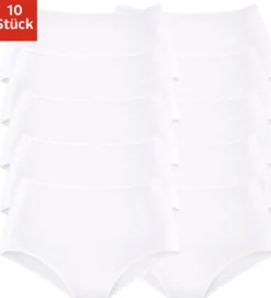 Unterhosen|petite fleur Taillenslip weiß