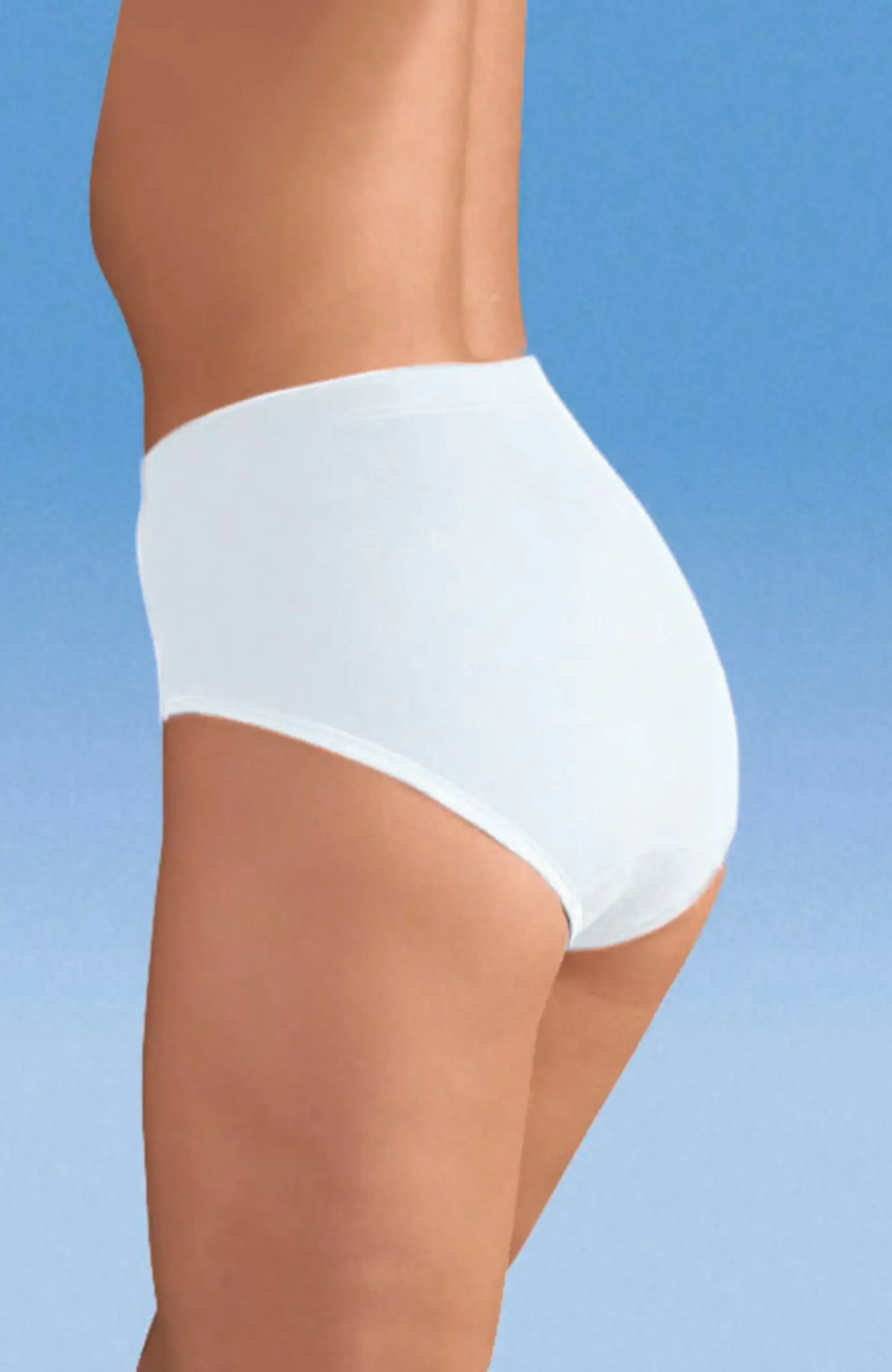Unterhosen|wäschepur Taillenslip 5xweiß+5xschwarz