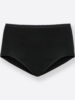 Unterhosen|wäschepur Taillenslip 5xweiß+5xschwarz