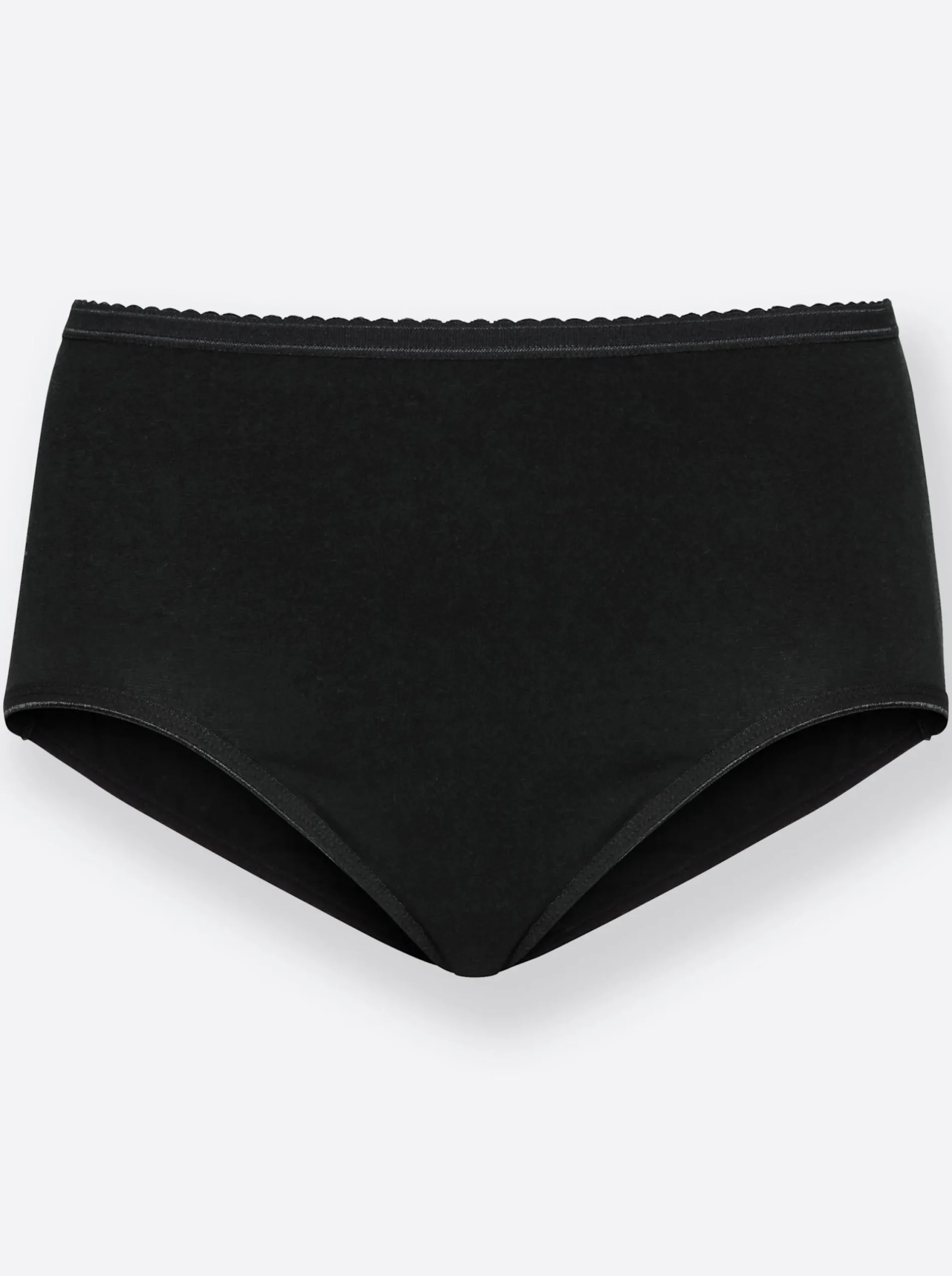 Unterhosen|wäschepur Taillenslip 5xweiß+5xschwarz