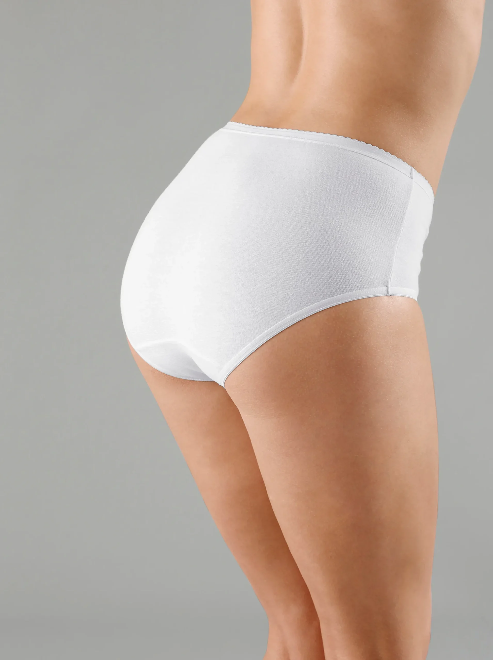 Unterhosen|wäschepur Taillenslip 5xweiß+5xschwarz