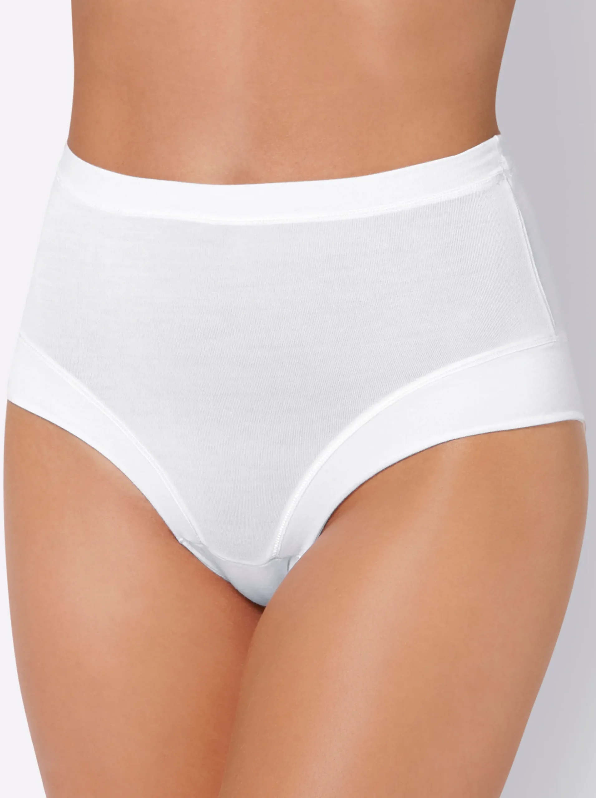Unterhosen|wäschepur Taillenslip weiß