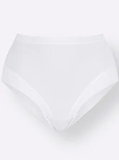 Unterhosen|wäschepur Taillenslip weiß