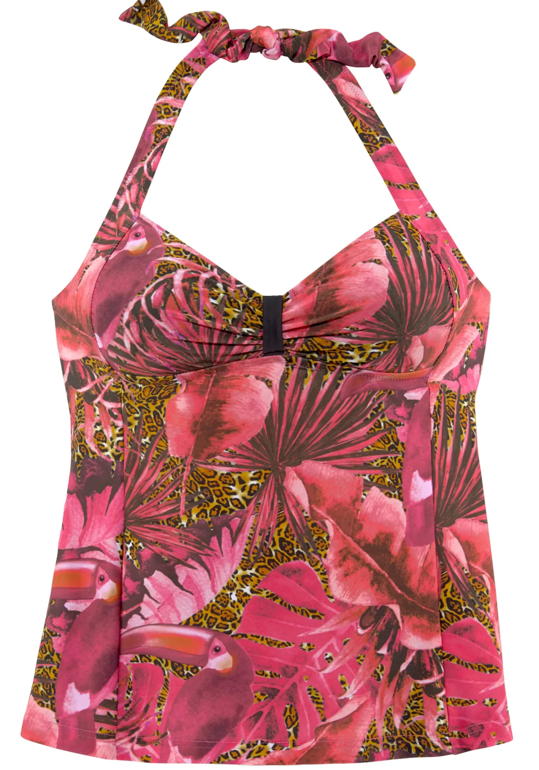 Tankinis|LASCANA Tankini pink-bedruckt