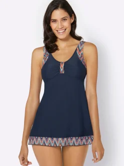Tankinis|feel good Tankini-Top marine-bunt-bedruckt