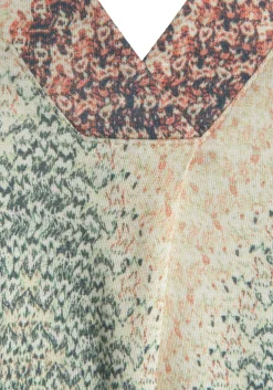 Strandmode|Shirts|LASCANA Tanktop grün-rost-aubergine-bedruckt