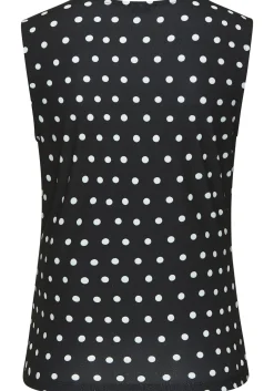Shirts|LASCANA Tanktop schwarz-weiß-bedruckt