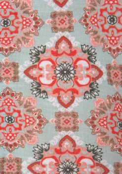 Shirts|Vivance Tanktop grau-rot-bedruckt
