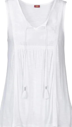 Strandmode|Buffalo Tanktop weiß