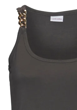 Strandmode|LASCANA Tanktop khaki