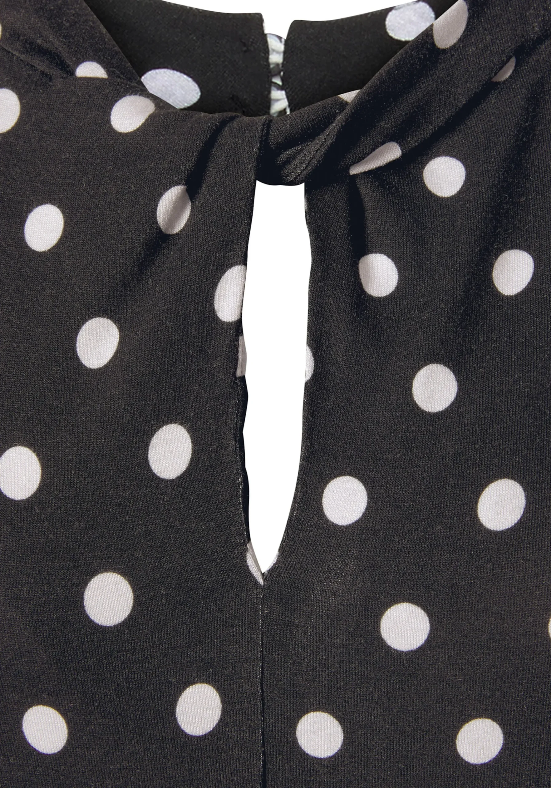 Shirts|LASCANA Tanktop schwarz-weiß-gepunktet