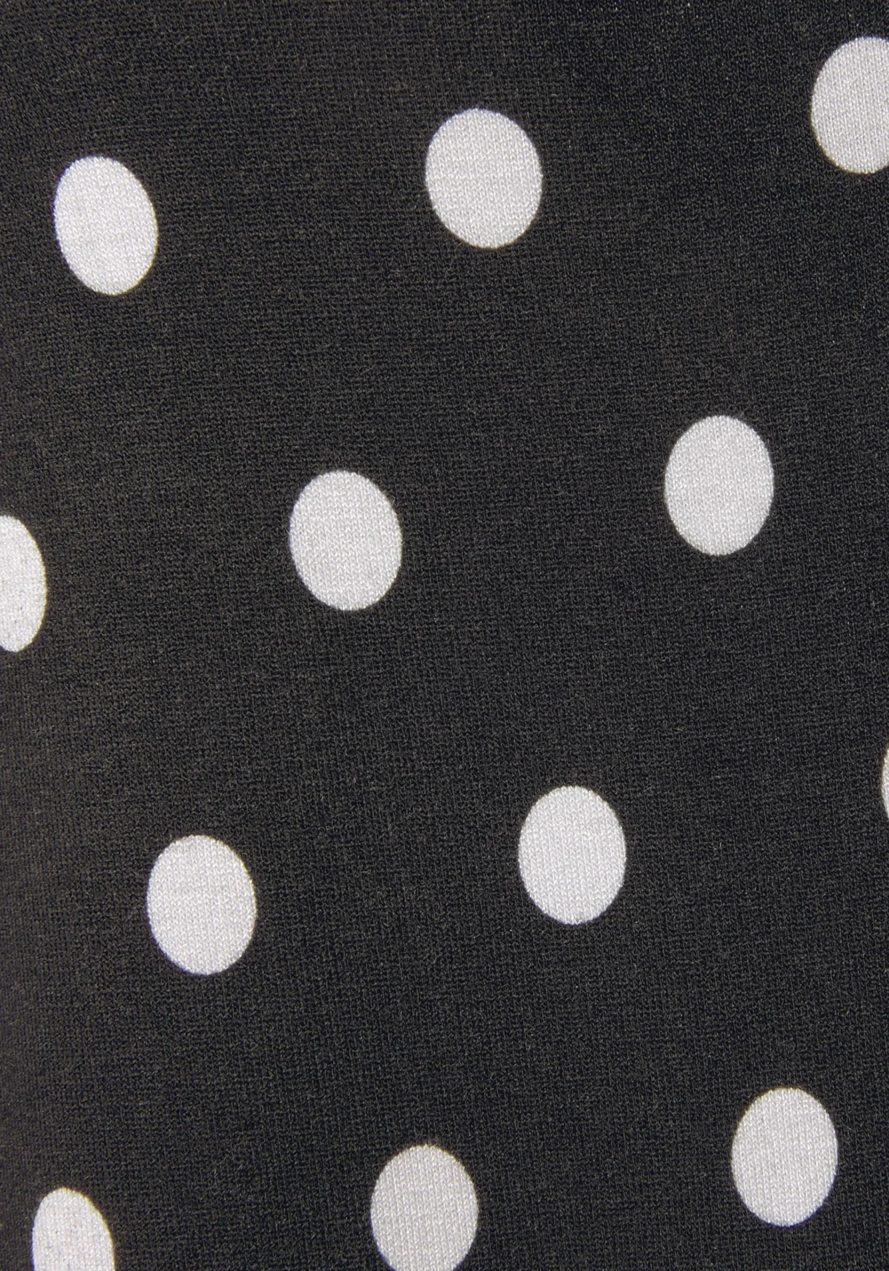 Shirts|LASCANA Tanktop schwarz-weiß-gepunktet