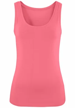 Shirts|Vivance Tanktop apricot,weiß
