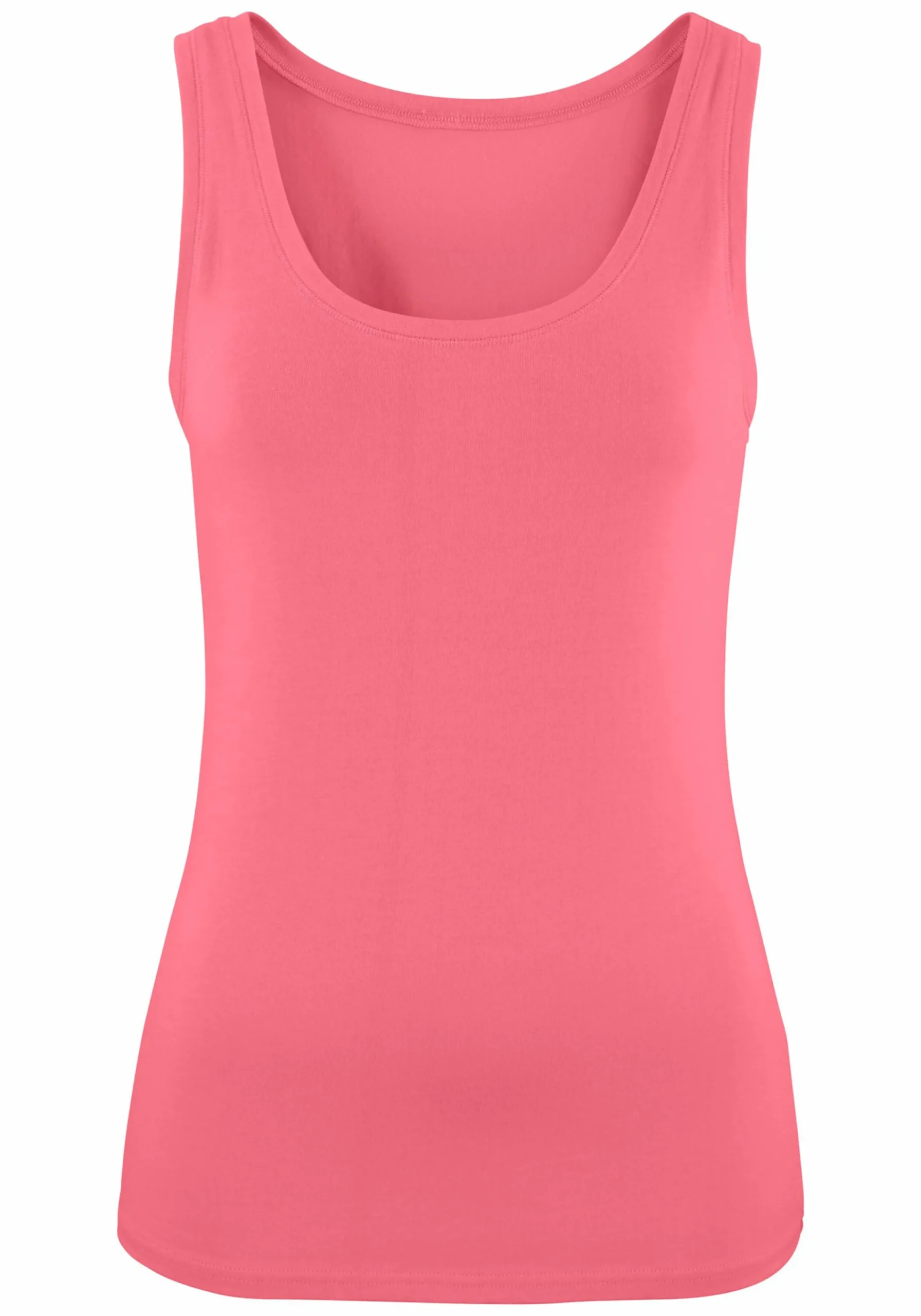 Shirts|Vivance Tanktop apricot,weiß