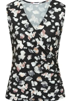 Shirts|LASCANA Tanktop schwarz-multi-bedruckt