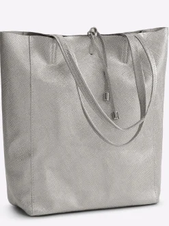 Taschen|heine Tasche silberfarben