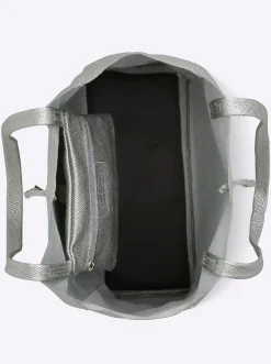 Taschen|heine Tasche silberfarben