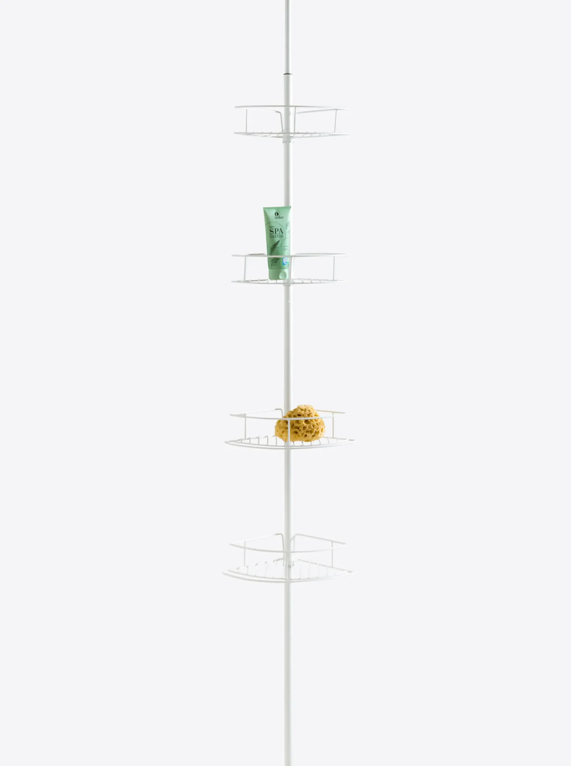 Bad-accessoires|Regale|heine home Teleskopregal weiß