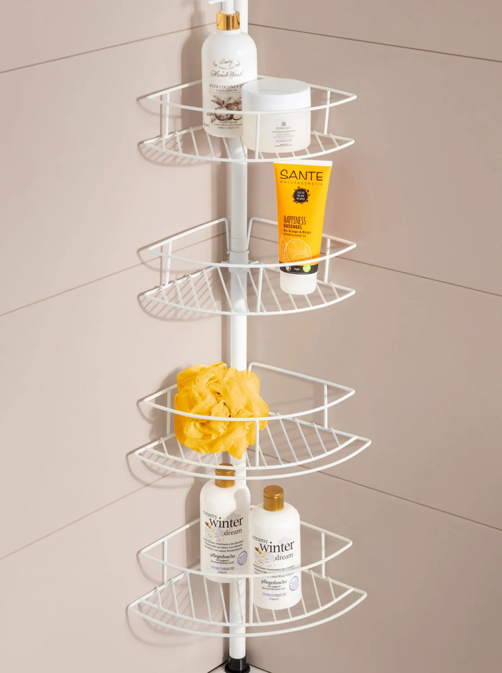 Bad-accessoires|Regale|heine home Teleskopregal weiß