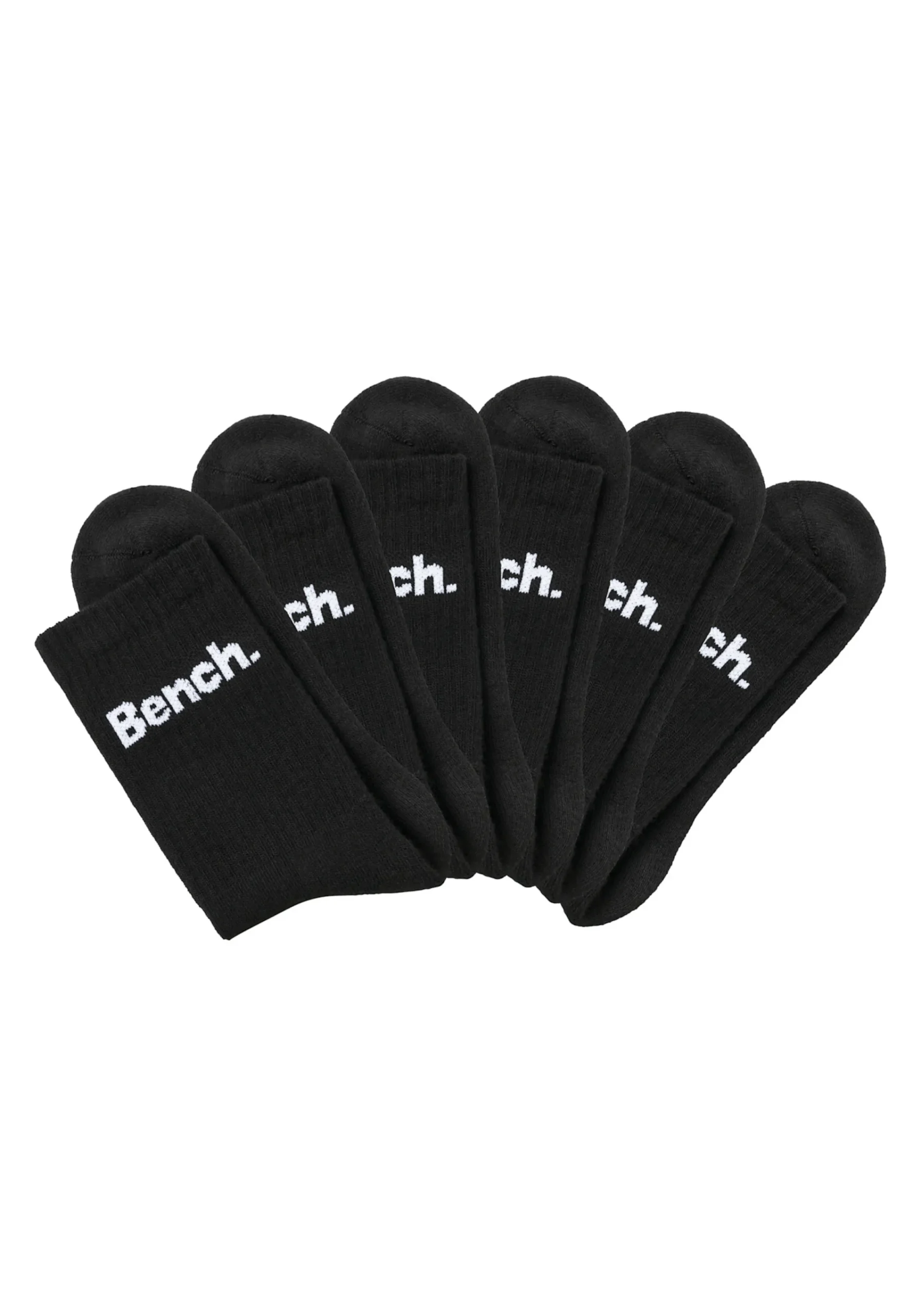 Strümpfe & Socken|Bench. Tennissocken 6xschwarz