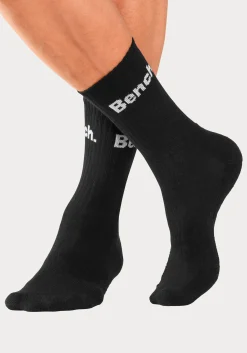 Strümpfe & Socken|Bench. Tennissocken 2xschwarz,2xweiß,2xgrau-meliert