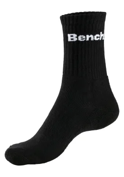 Strümpfe & Socken|Bench. Tennissocken 2xschwarz,2xweiß,2xgrau-meliert