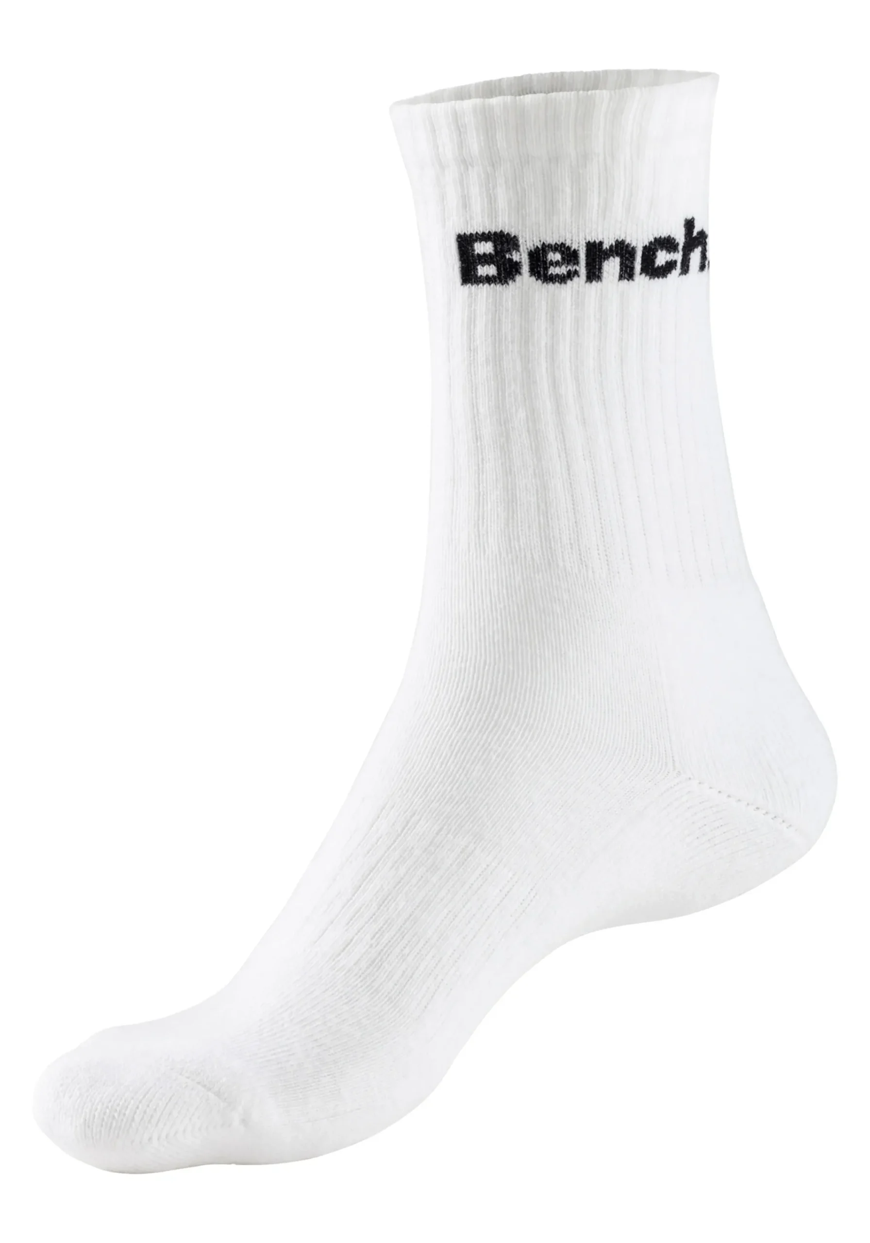 Strümpfe & Socken|Bench. Tennissocken 2xschwarz,2xweiß,2xgrau-meliert