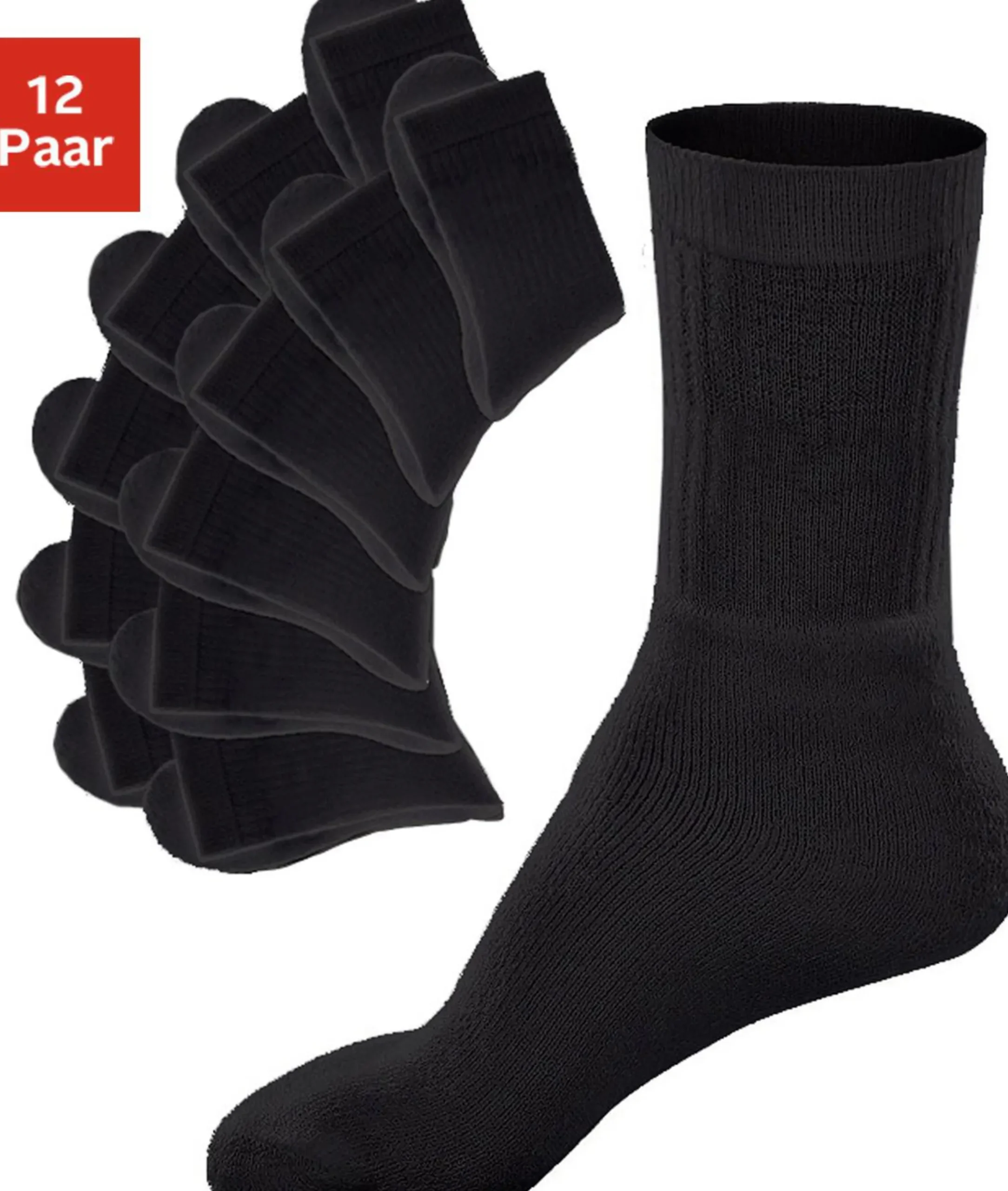 Strümpfe & Socken|Go in Tennissocken schwarz