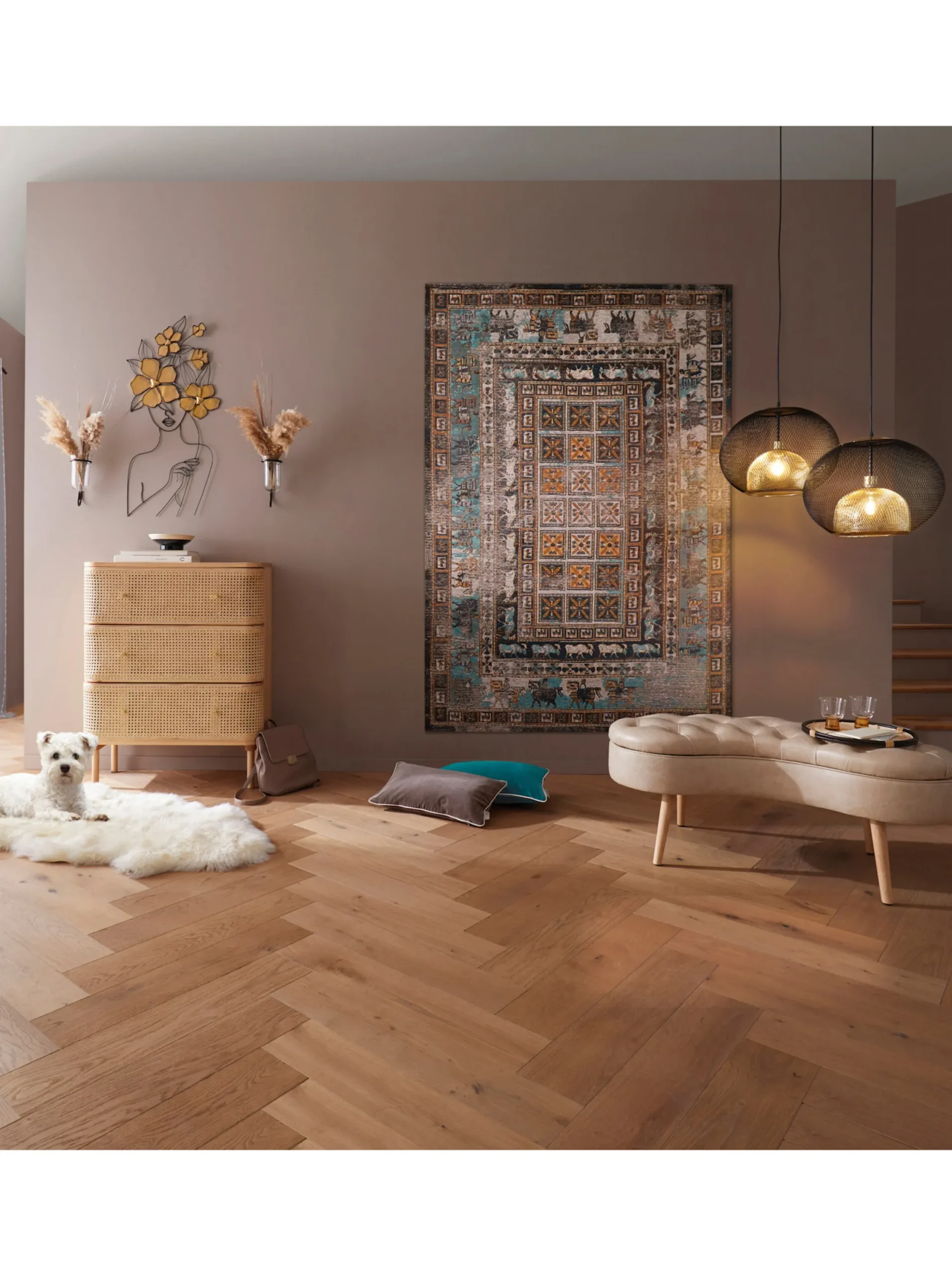 Teppiche|heine home Teppich türkis-bunt