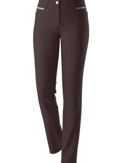 Hosen|Stehmann Comfort line Thermohose in elastischer Bengalin-Qualität mokka