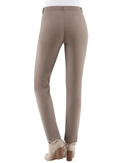 Hosen|Stehmann Comfort line Thermohose in elastischer Bengalin-Qualität taupe
