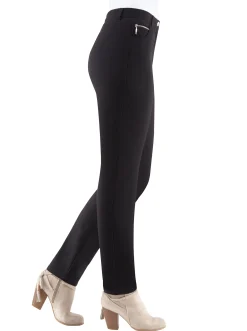 Hosen|Stehmann Comfort line Thermohose in elastischer Bengalin-Qualität schwarz