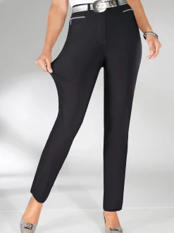 Hosen|Stehmann Comfort line Thermohose in elastischer Bengalin-Qualität grafit-meliert