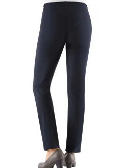 Hosen|Stehmann Comfort line Thermohose in elastischer Bengalin-Qualität marine