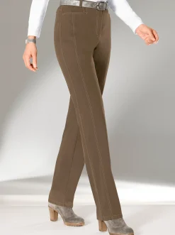 Hosen|Cosma Thermohose in wärme-isolierender Qualität taupe