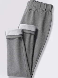 Hosen| Thermoleggings anthrazit-meliert