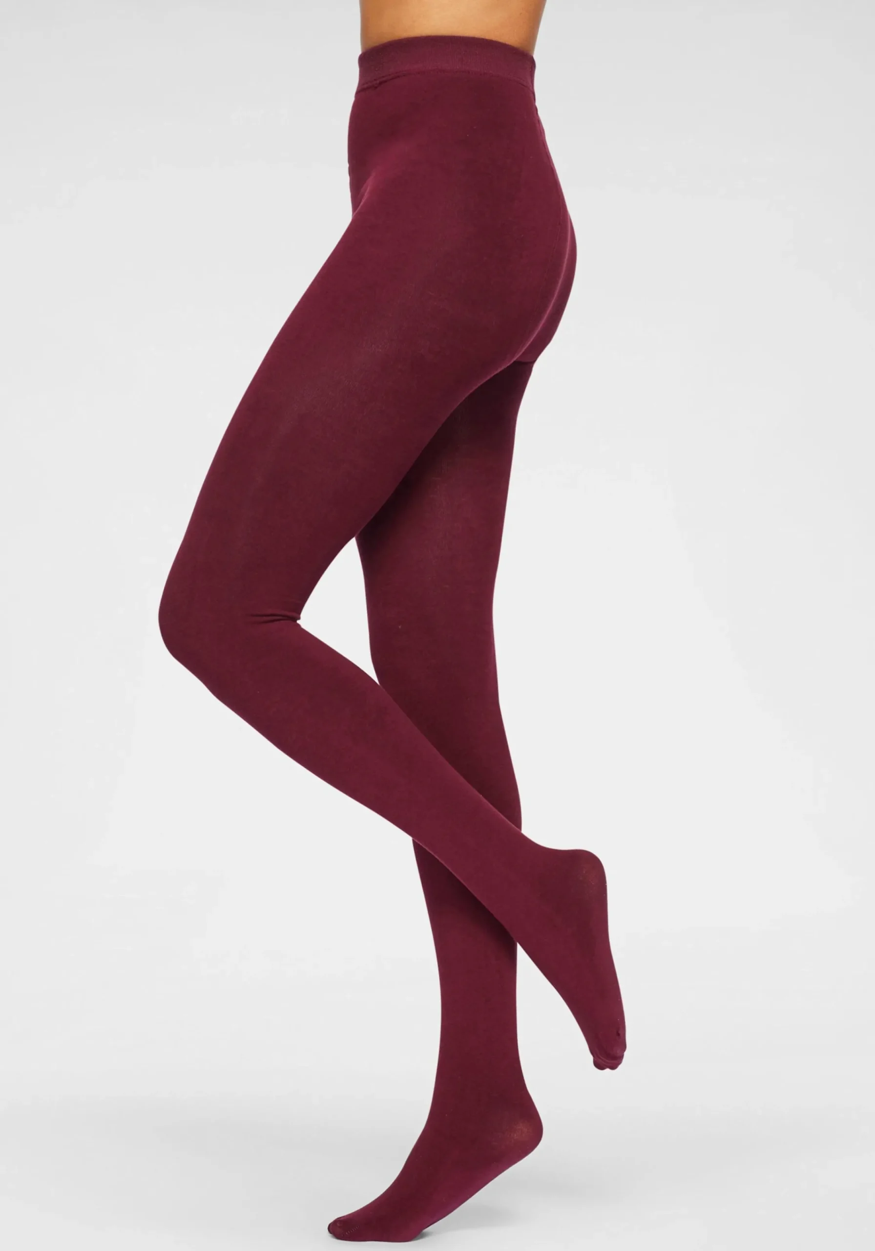 Strümpfe & Socken|Lavana Thermostrumpfhose weinrot