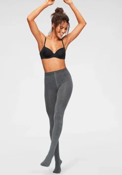 Strümpfe & Socken|Lavana Thermostrumpfhose anthrazit/meliert