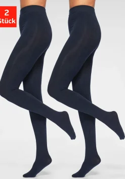 Strümpfe & Socken|Lavana Thermostrumpfhose marine