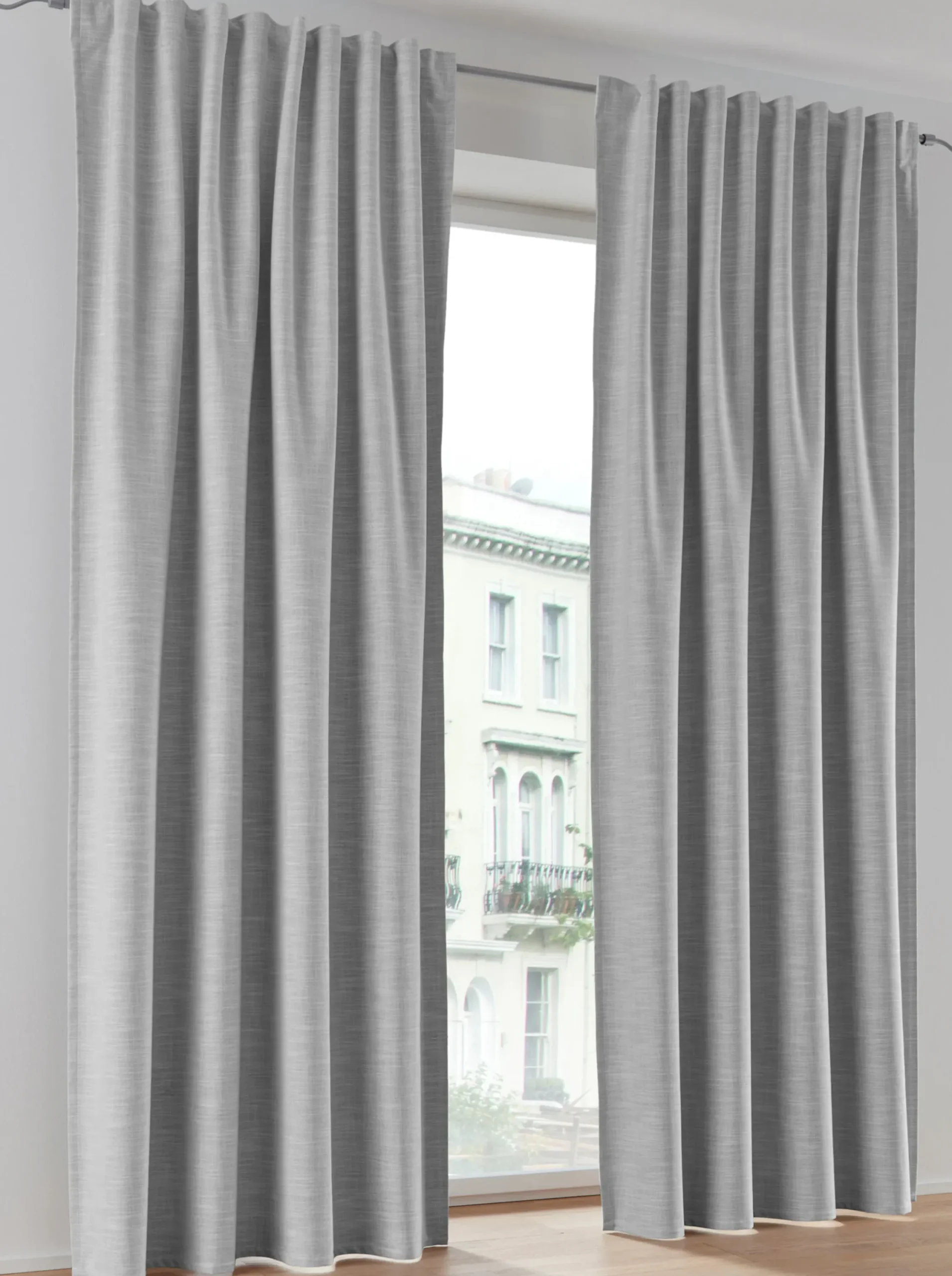 Gardinen & Rollos|heine home Thermovorhang grau