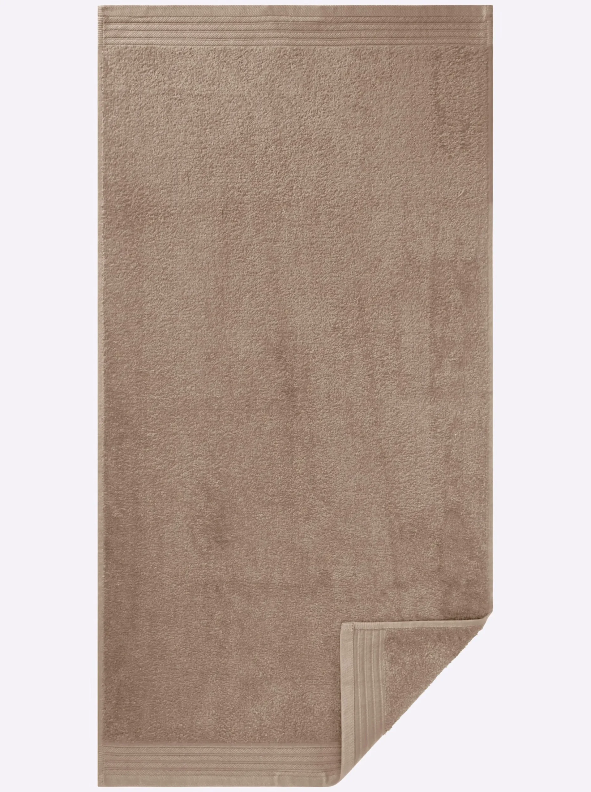 Handtücher|wäschepur 5-tlg. Frottier-Sparset beige