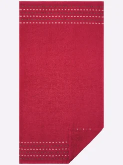 Handtücher|wäschepur 4-tlg. Handtuch-Sparset rot