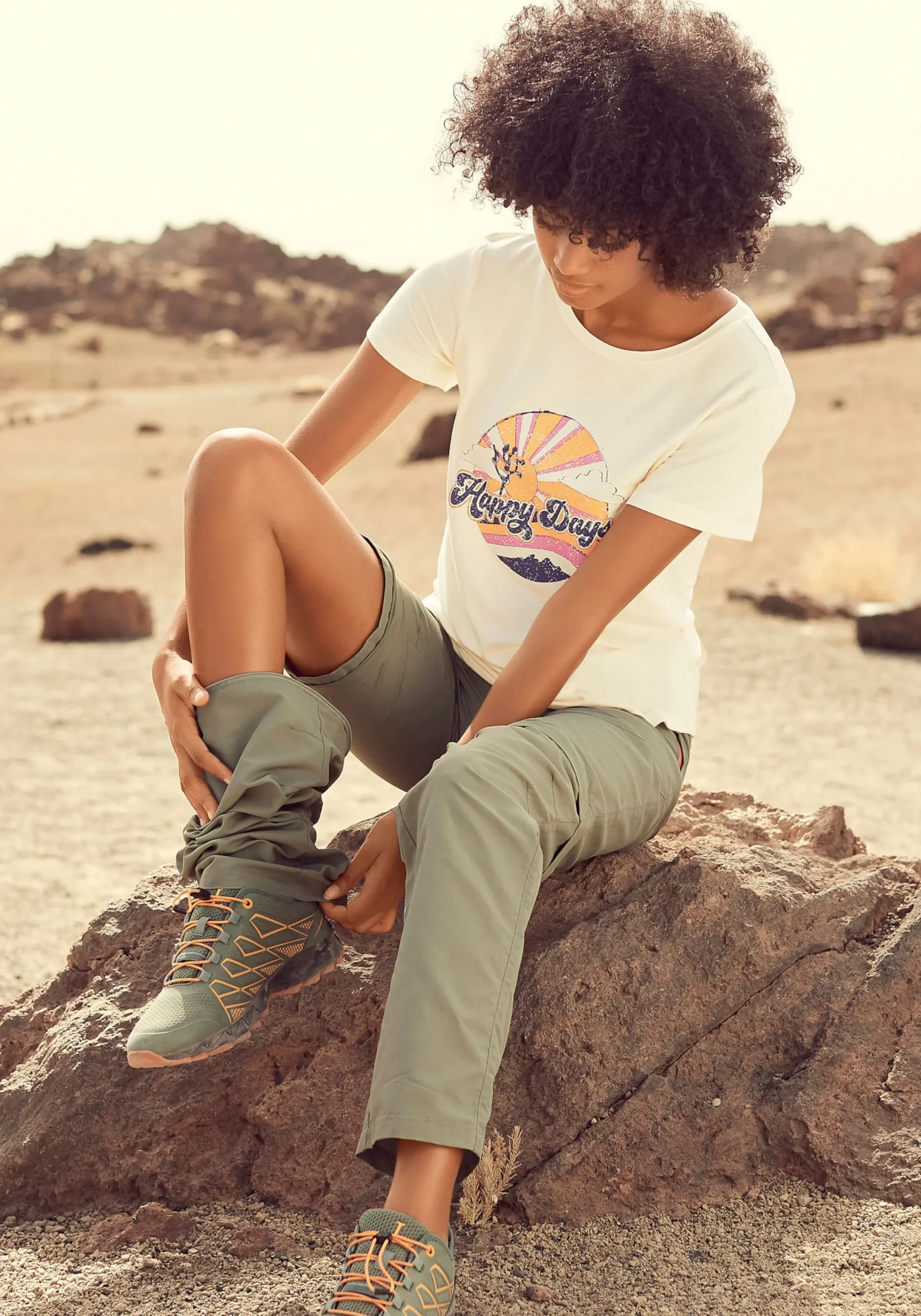 Hosen|LASCANA ACTIVE Trekkinghose khaki
