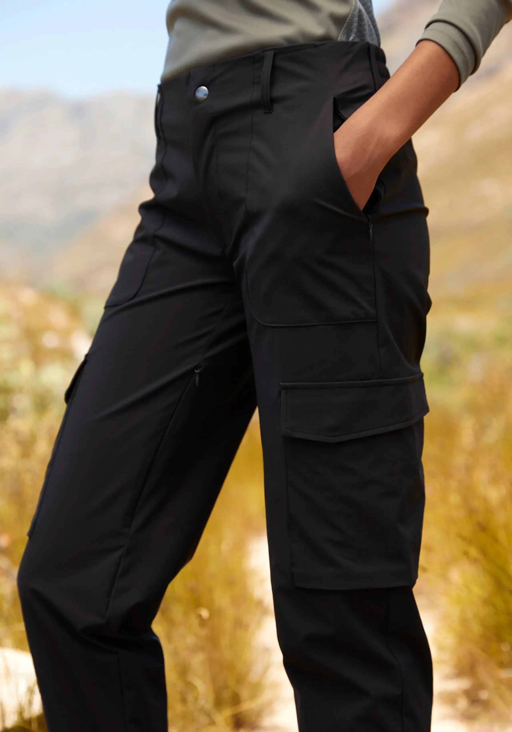 Hosen| Trekkinghose schwarz
