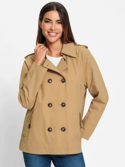 Jacken|heine Trenchcoat camel