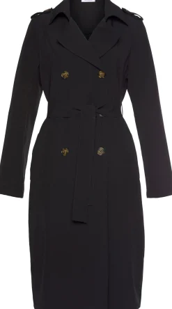 Mäntel|LASCANA Trenchcoat schwarz