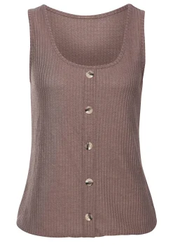 Shirts|LASCANA Trägertop taupe