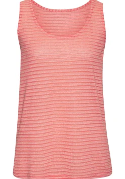 Strandmode|Shirts|Vivance Trägertop apricot,navy
